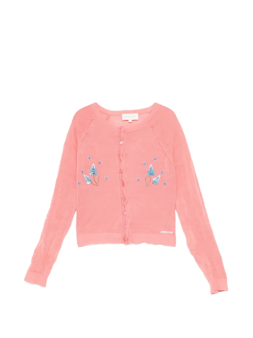 SHUSHU/TONG Cardigan a fiori - Rosa