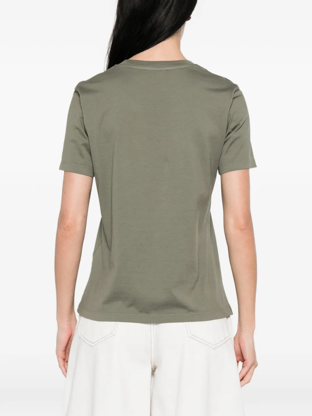 Roberto Collina T-shirt met ronde hals Groen