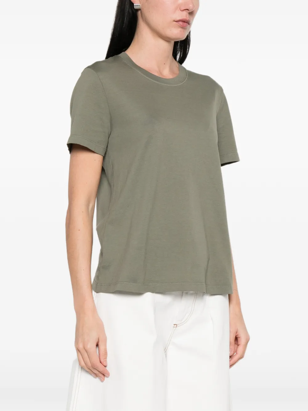 Roberto Collina T-shirt met ronde hals Groen