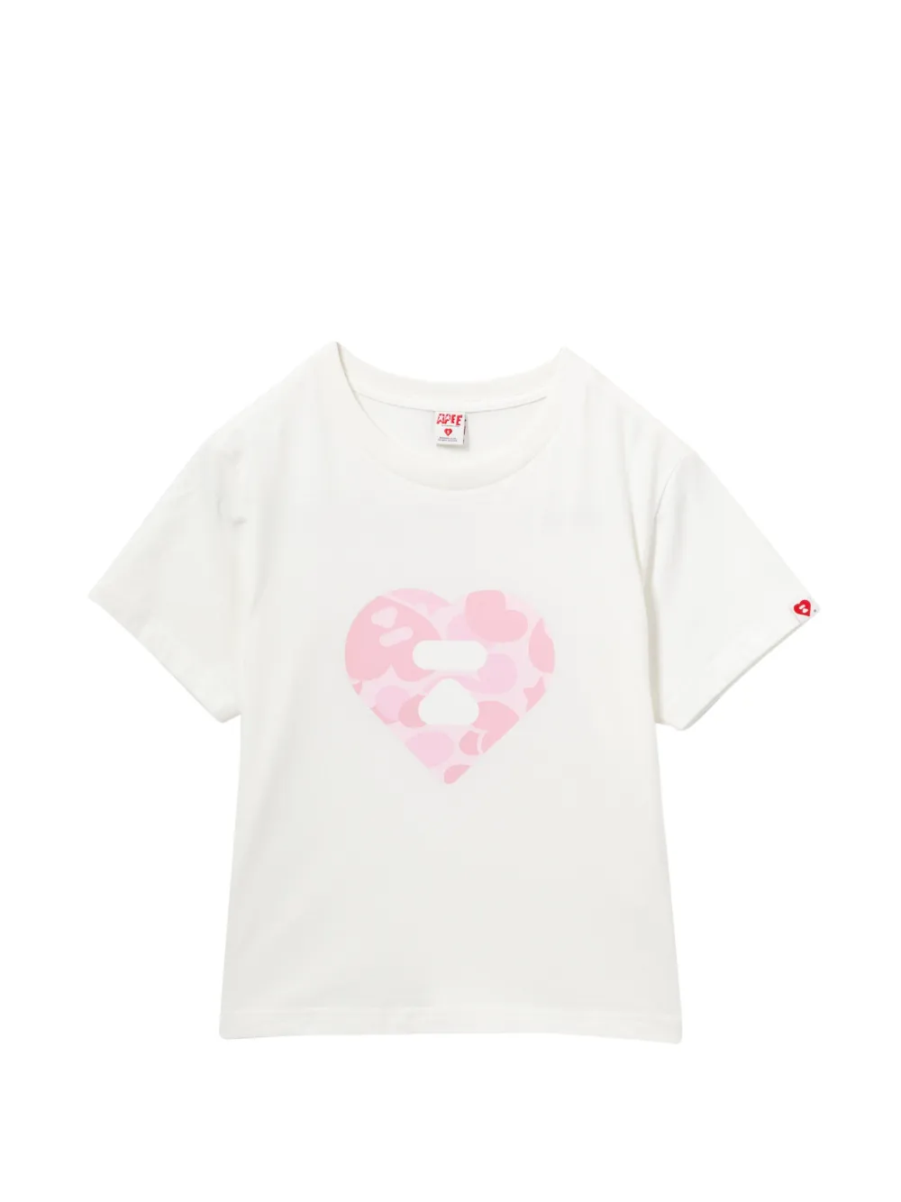 APEE™ by *A BATHING APE® T-Shirt mit Logo-Print - Weiß