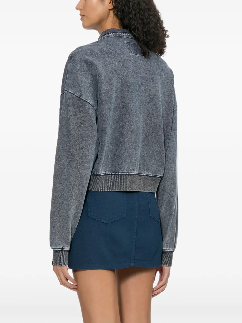 Logo-Patched Half-Zip Sweatshirt