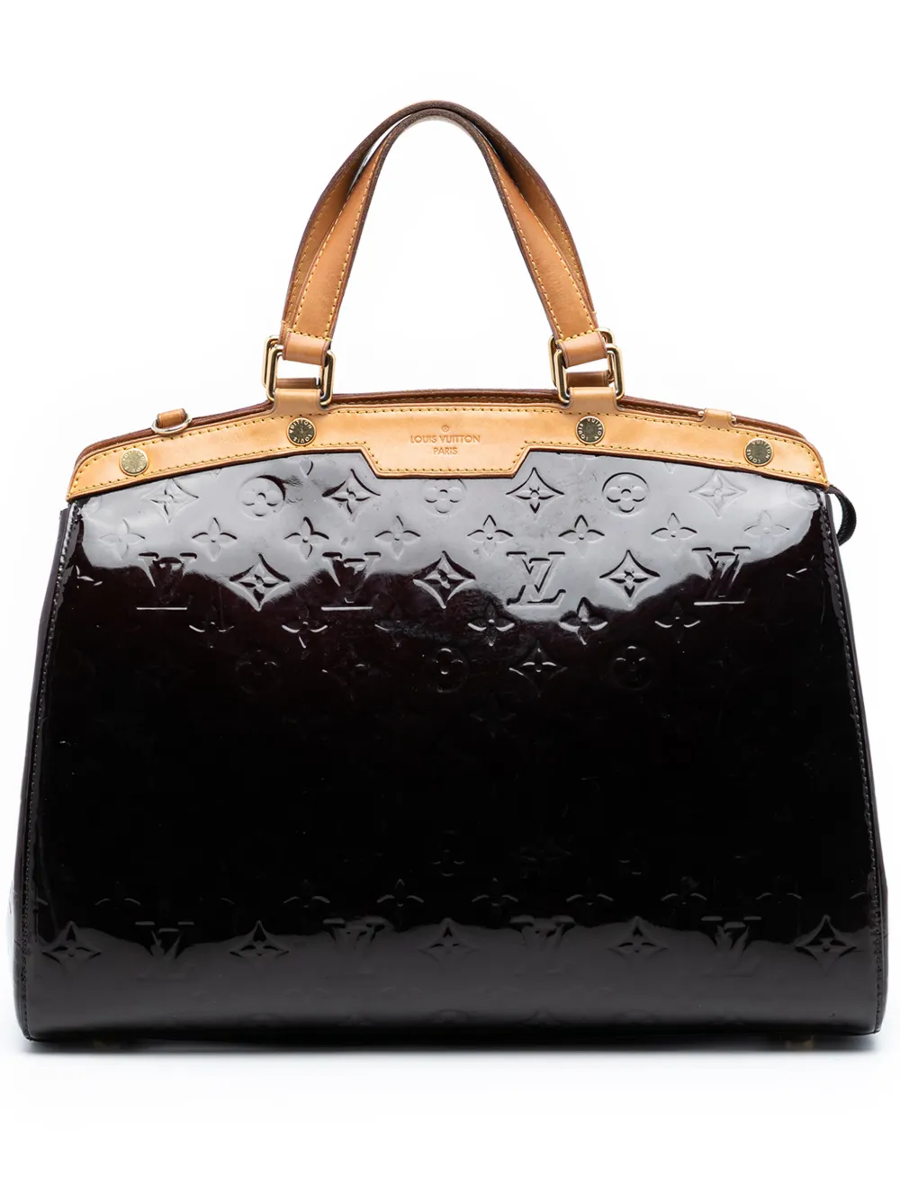 Louis Vuitton Pre-Owned 2012 Monogram Vernis Brea GM satchel - Viola