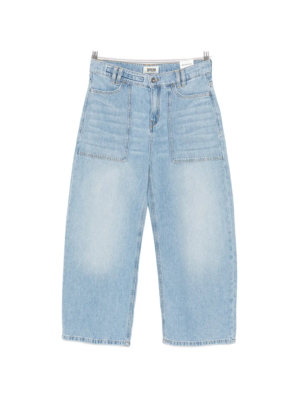 Drykorn Derive patch-pocket jeans - Blu