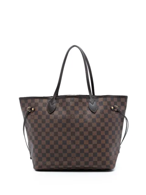 Louis Vuitton Pre-Owned sac à main Damier Ebène Neverfull MM pre-owned (2013)