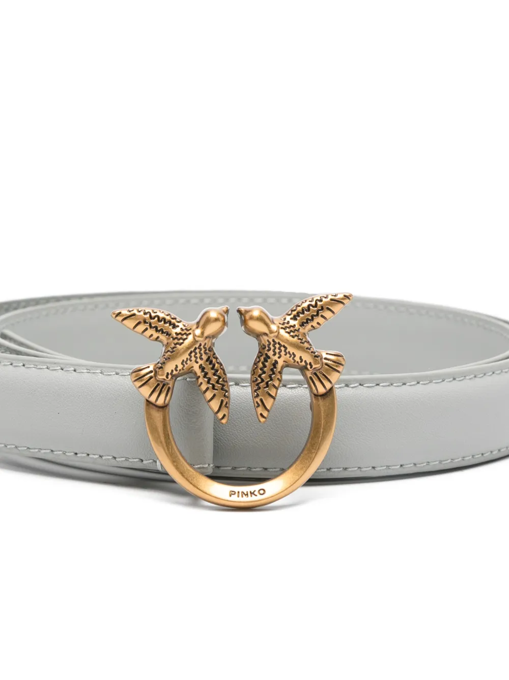  Pinko Love-birds Buckle Belt - Grey 