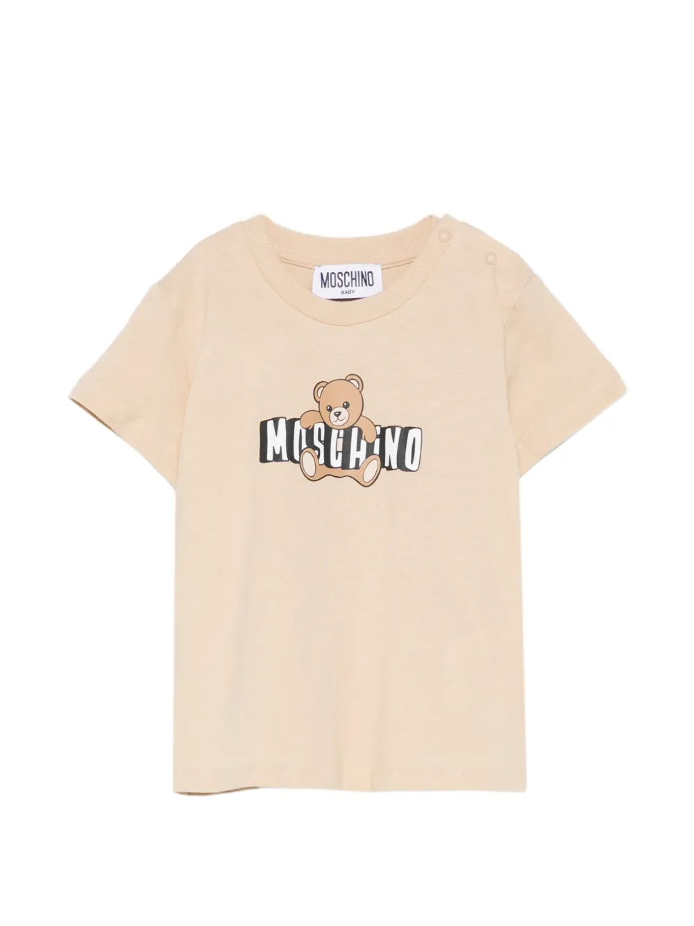 Moschino Kids teddy-motif T-shirt - Toni neutri