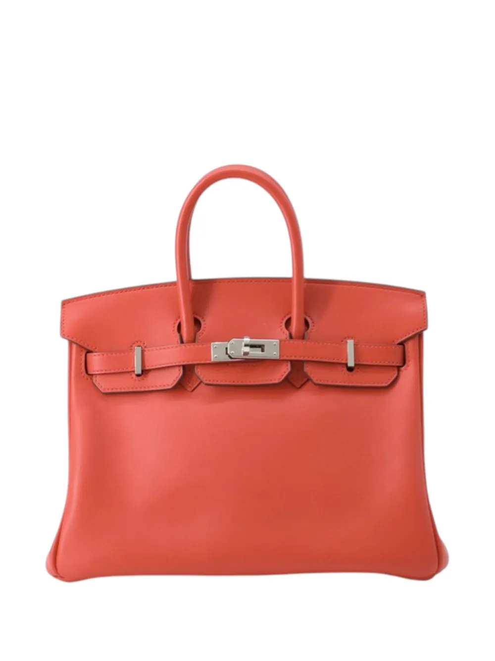 Hermès Pre-Owned 2019 Swift Birkin Retourne 25 handbag - Rosso