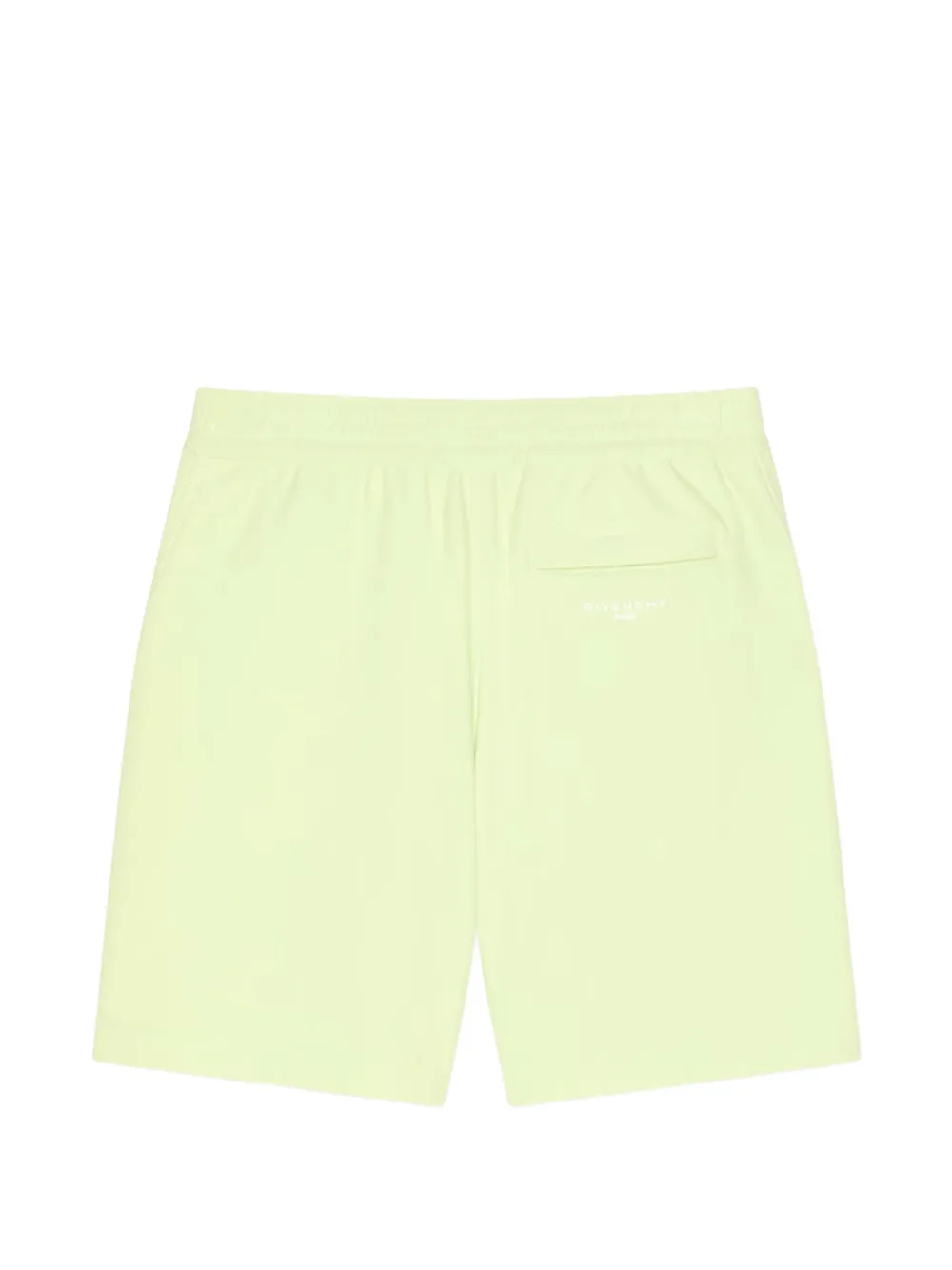 Givenchy Bermudas Couture Seam Con Logo - Verde 
