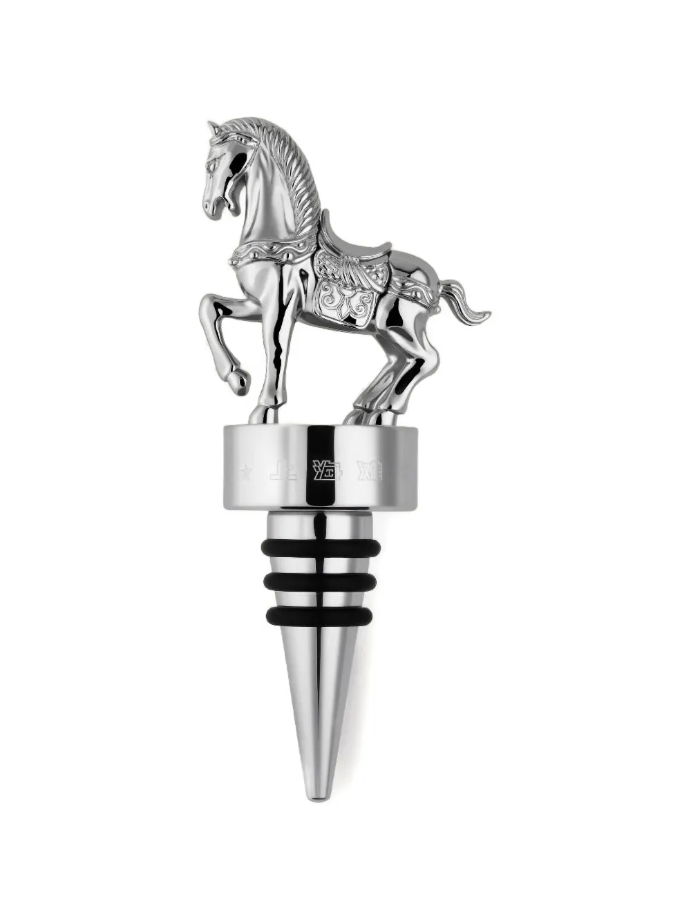 Shanghai Tang Tang horse wine stopper - Argento