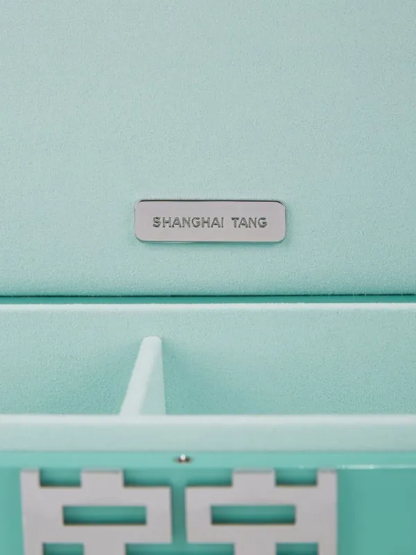 Shanghai Tang Tang Double Jewellery Box | Blue | FARFETCH UZ