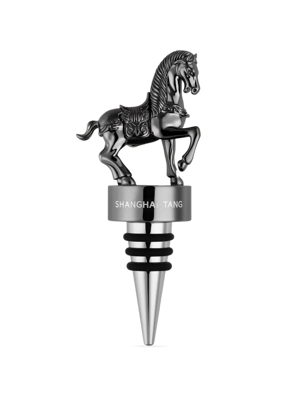Shanghai Tang Tang horse wine stopper - Grigio