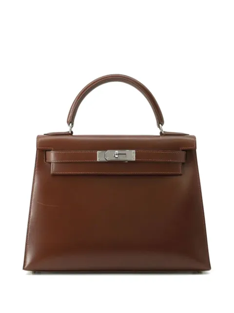 Hermès Pre-Owned 2000 Box Calf Kelly Sellier 28 satchel