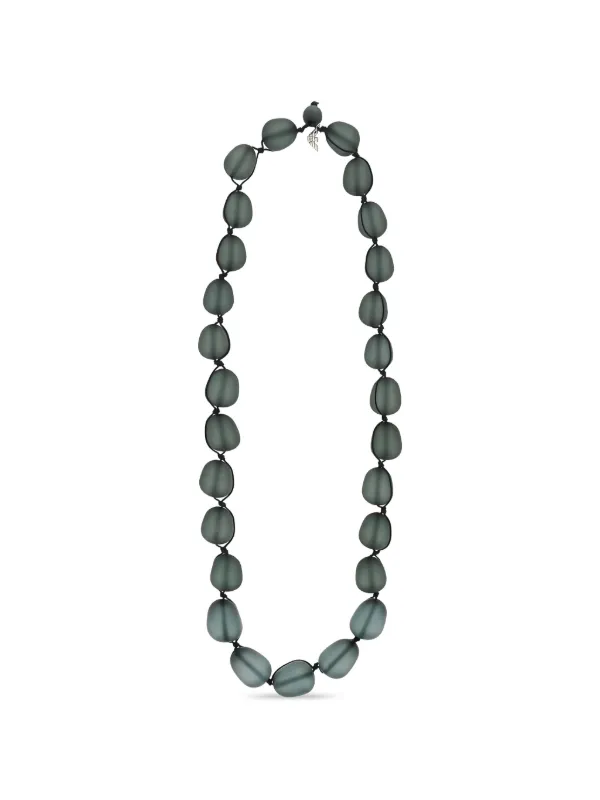 Emporio Armani Beaded Necklace in Blue