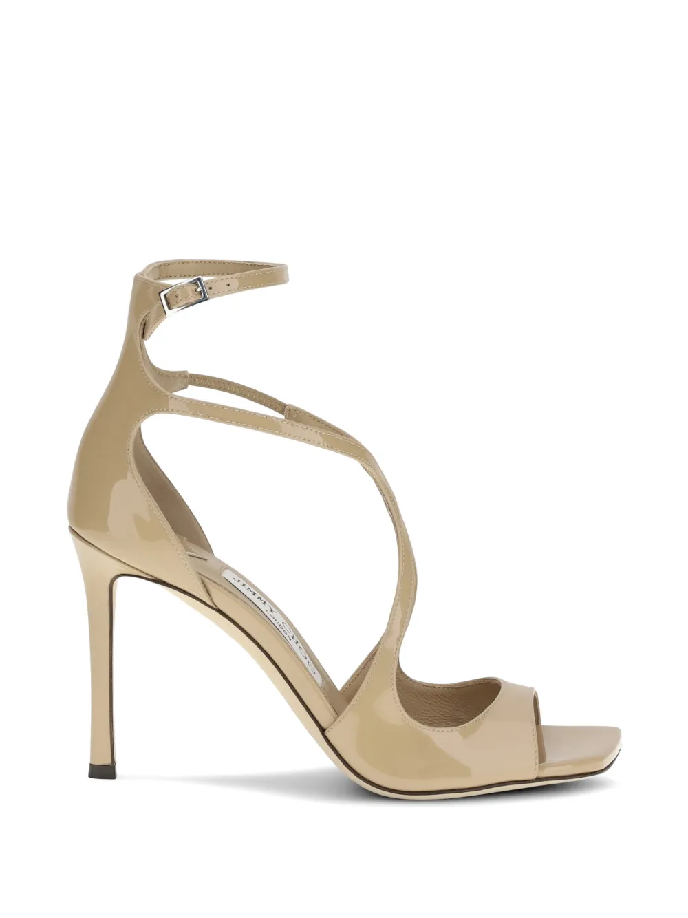Jimmy Choo Azia 95 sandalen met T-bandje Beige