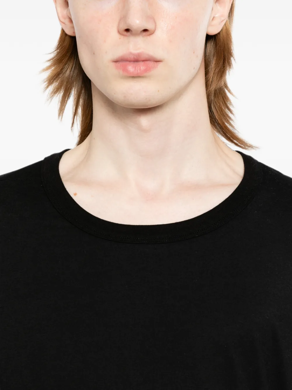 Thom Krom T-shirt met ronde hals Zwart