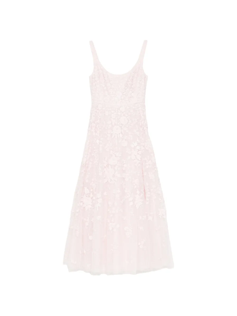 Needle & Thread floral-embrodairy dress - Pink