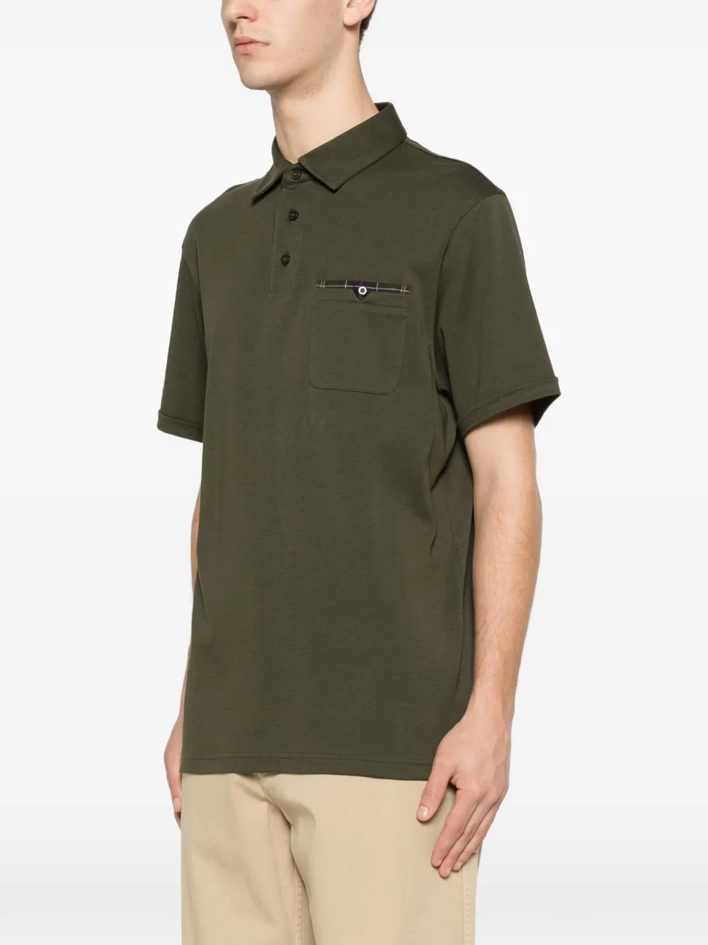  Barbour Short-sleeves Polo Shirt - Green 