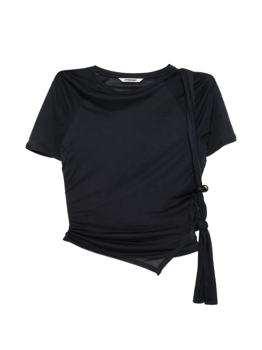 Hyein Seo tied T-shirt - Blu