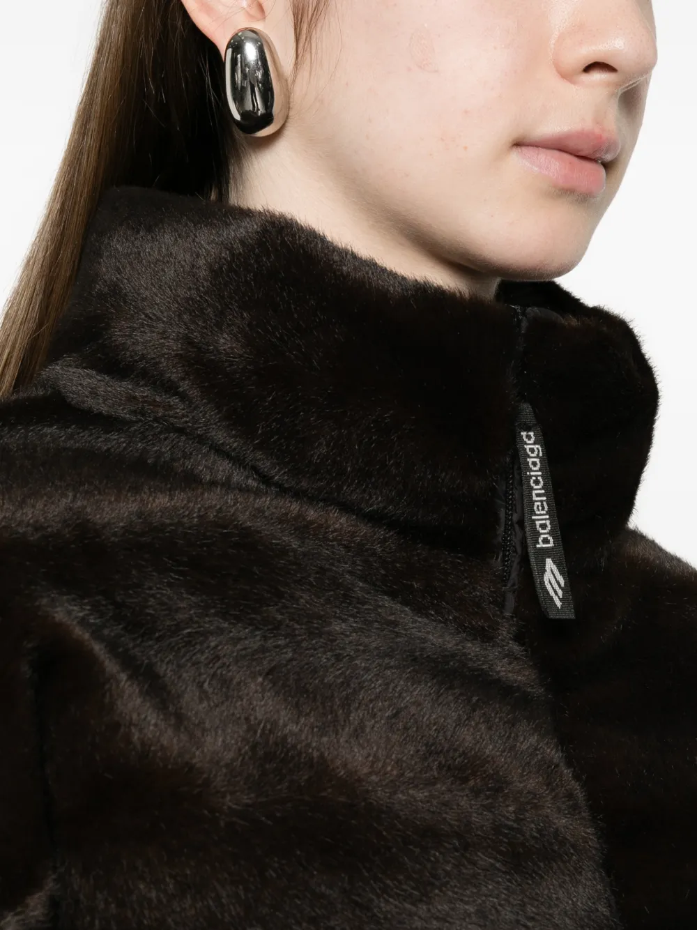 Balenciaga Omkeerbaar jack Zwart