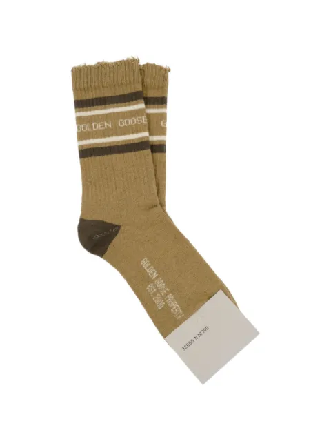 Golden Goose logo-detail socks
