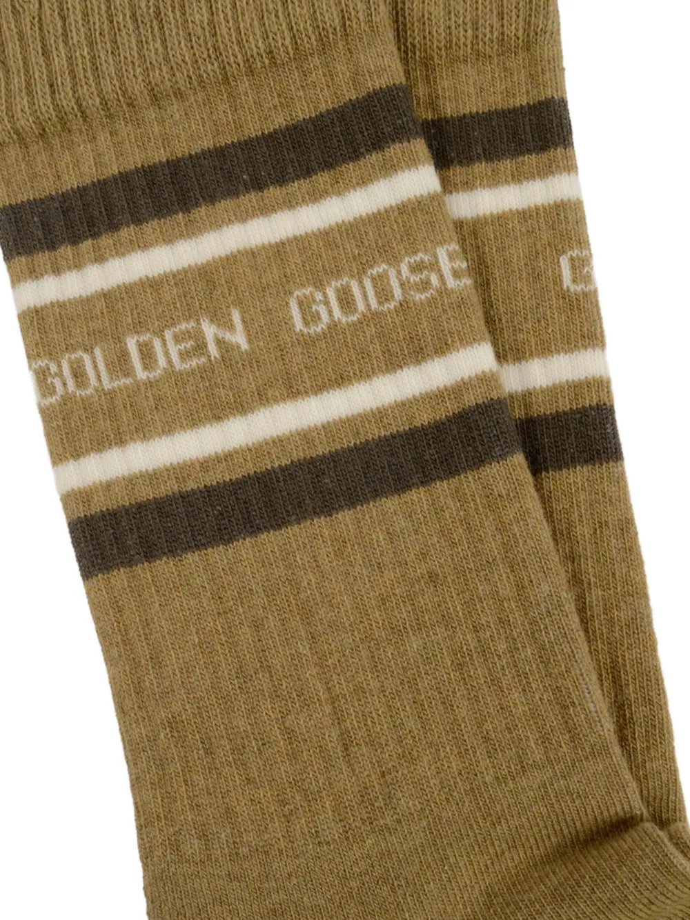 Golden Goose Sokken met logodetail Groen
