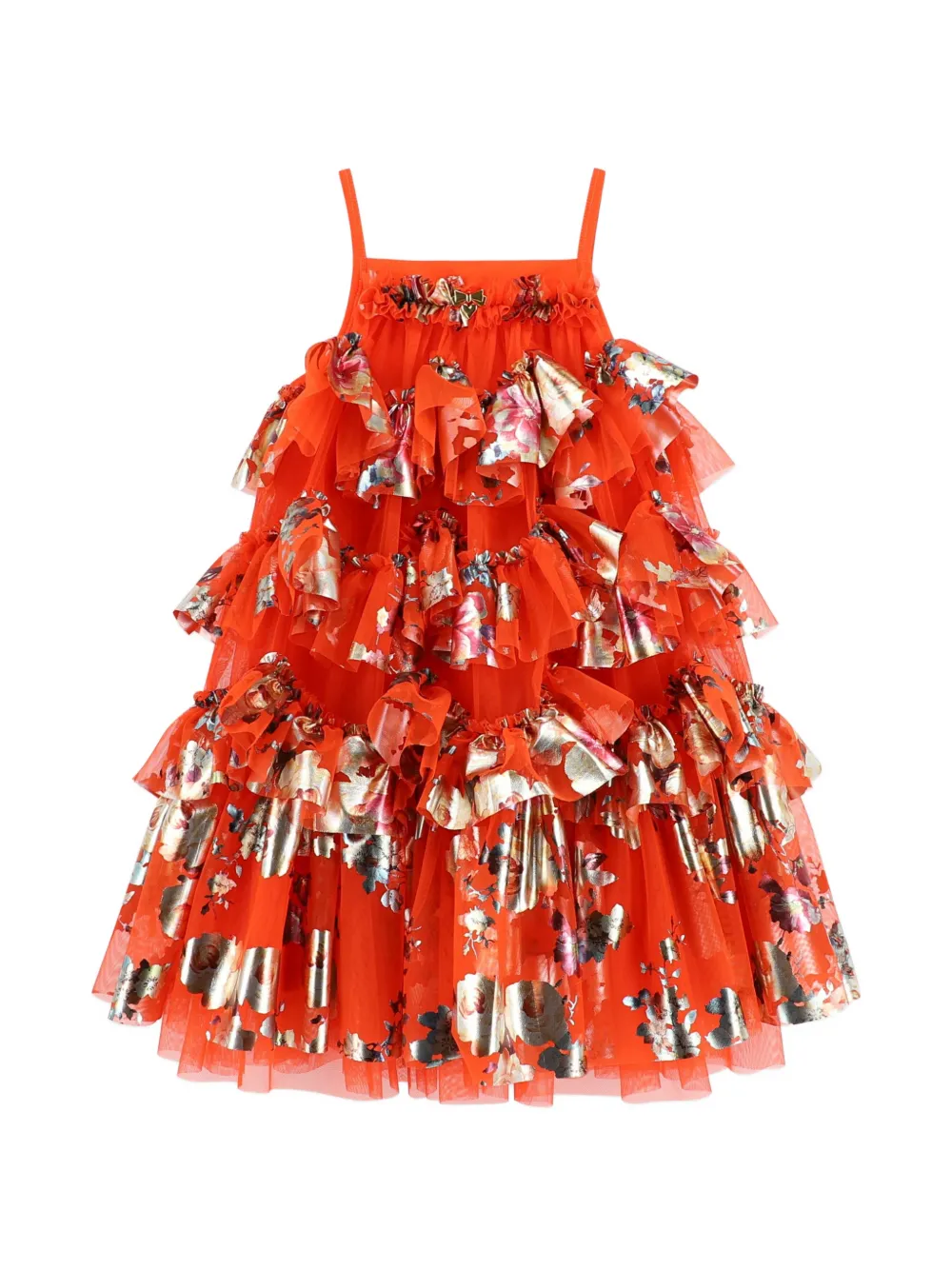 ANGEL'S FACE KIDS Remi ruffled dress - Arancione