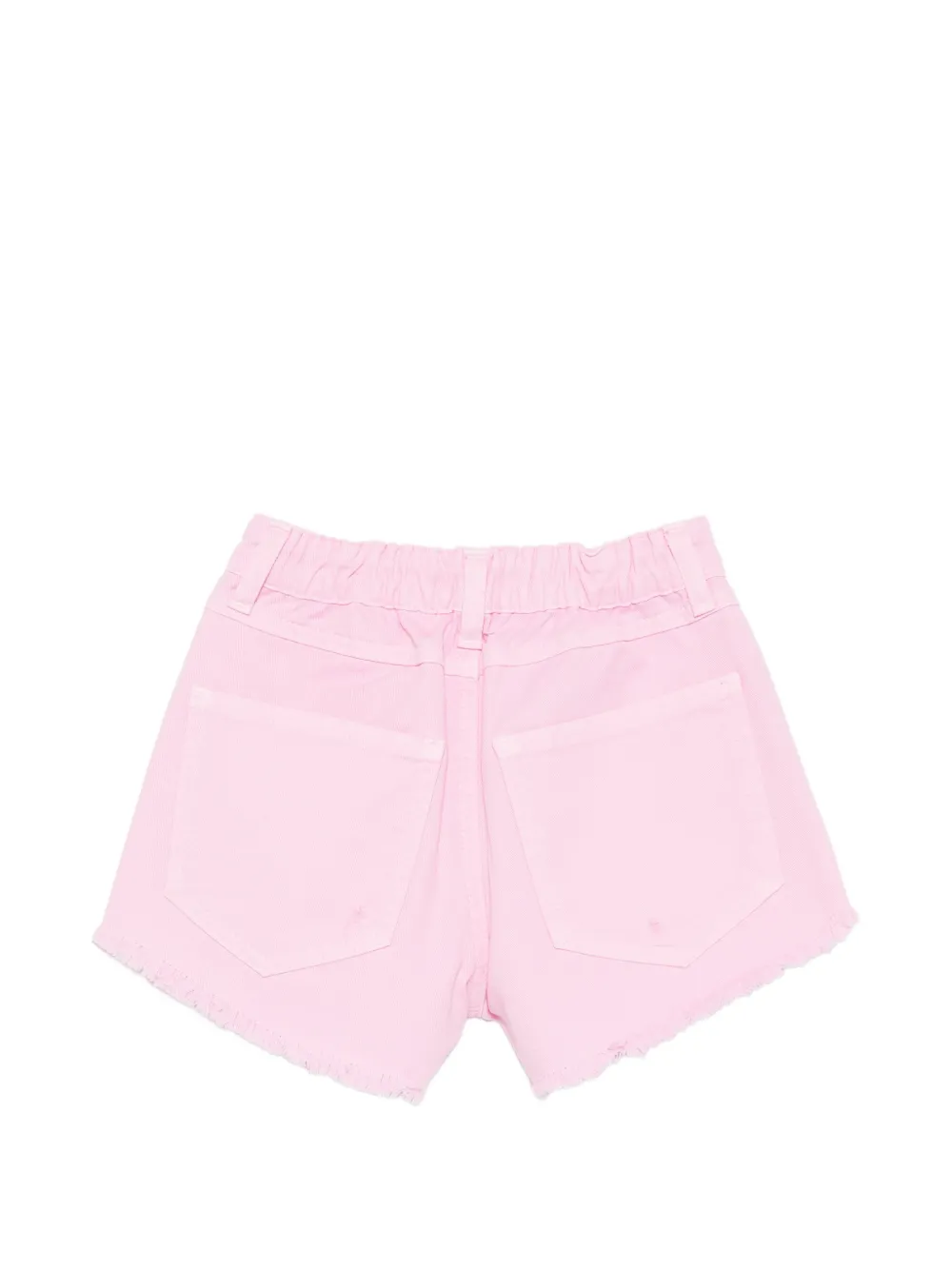Miss Grant Kids Shorts met gerafeld effect Roze