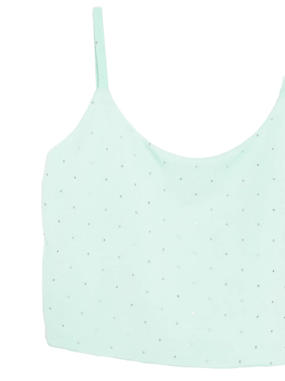 Miss Grant Kids Embellished Top - Green 