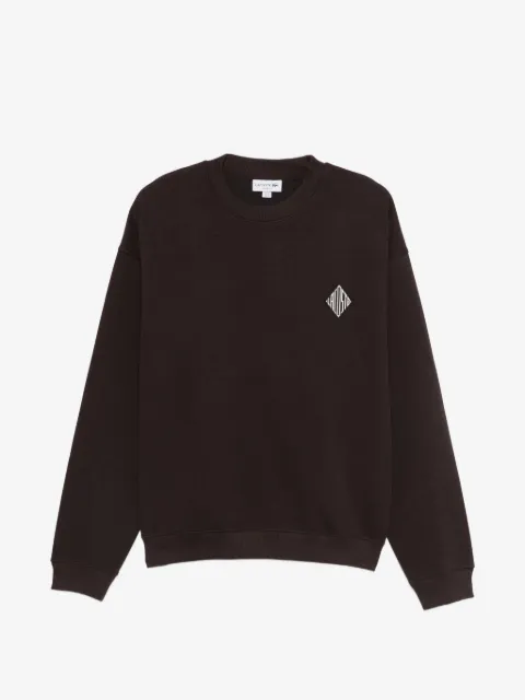 Lacoste logo-patch crew-neck sweatshirt