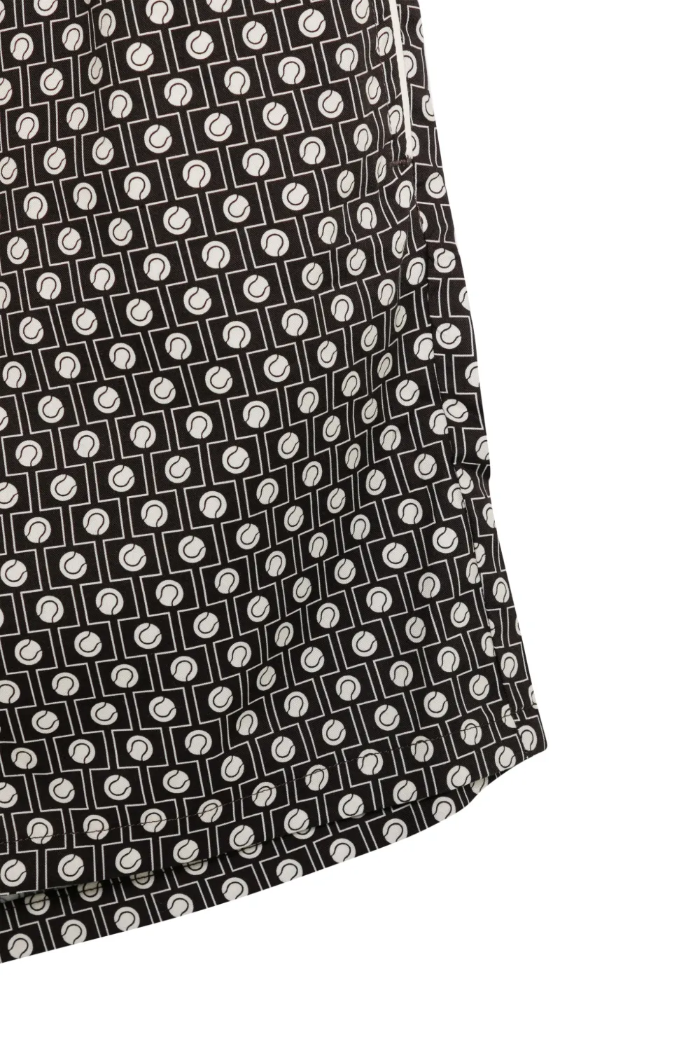  Lacoste Patterned Shorts - Black 