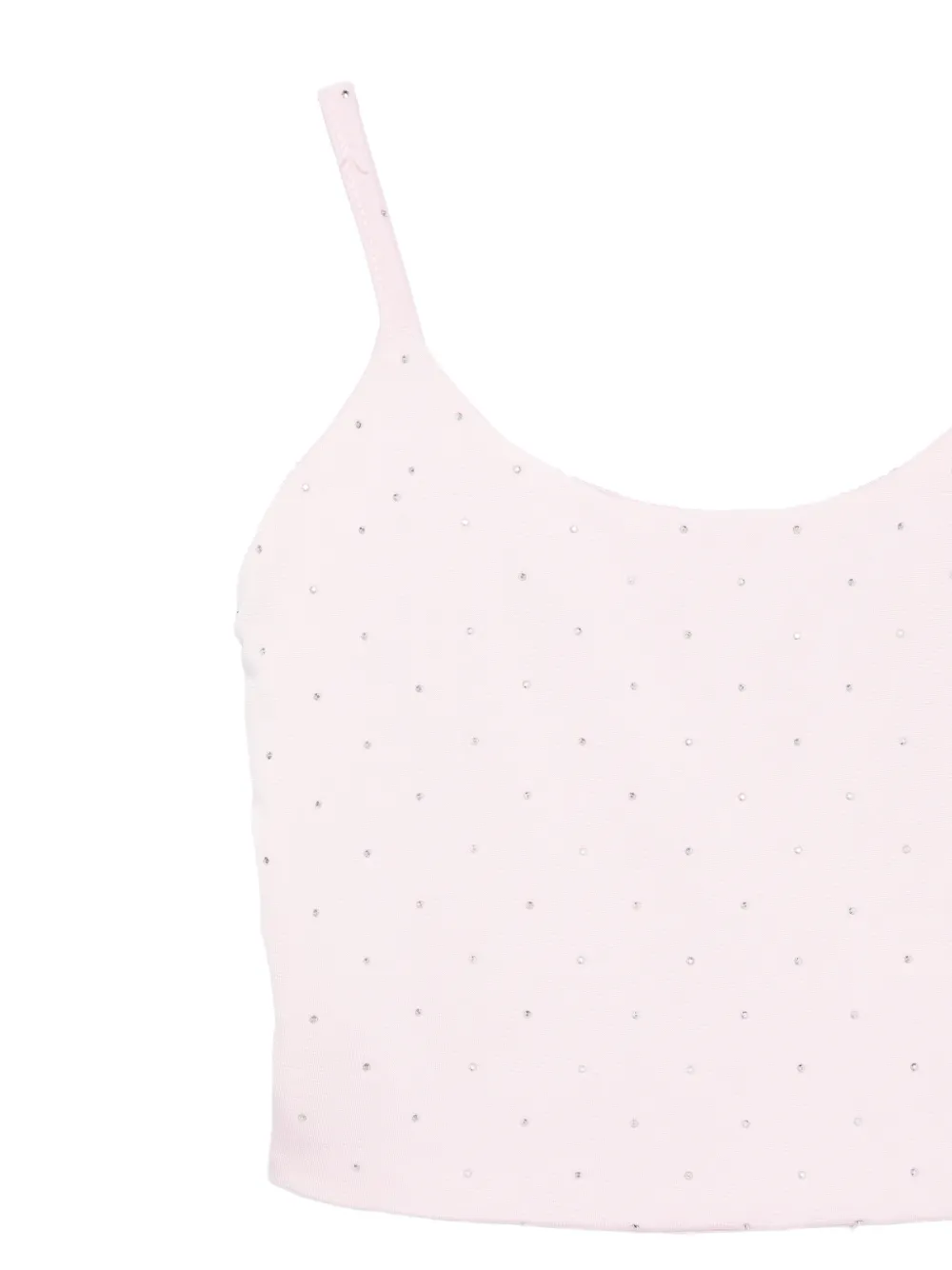  Miss Grant Kids Embellished Crop Top - Pink 