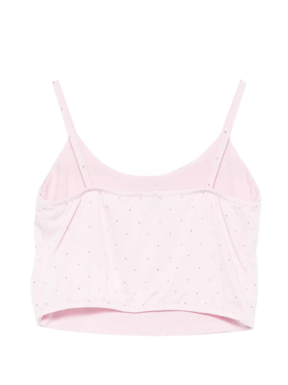  Miss Grant Kids Embellished Crop Top - Pink 
