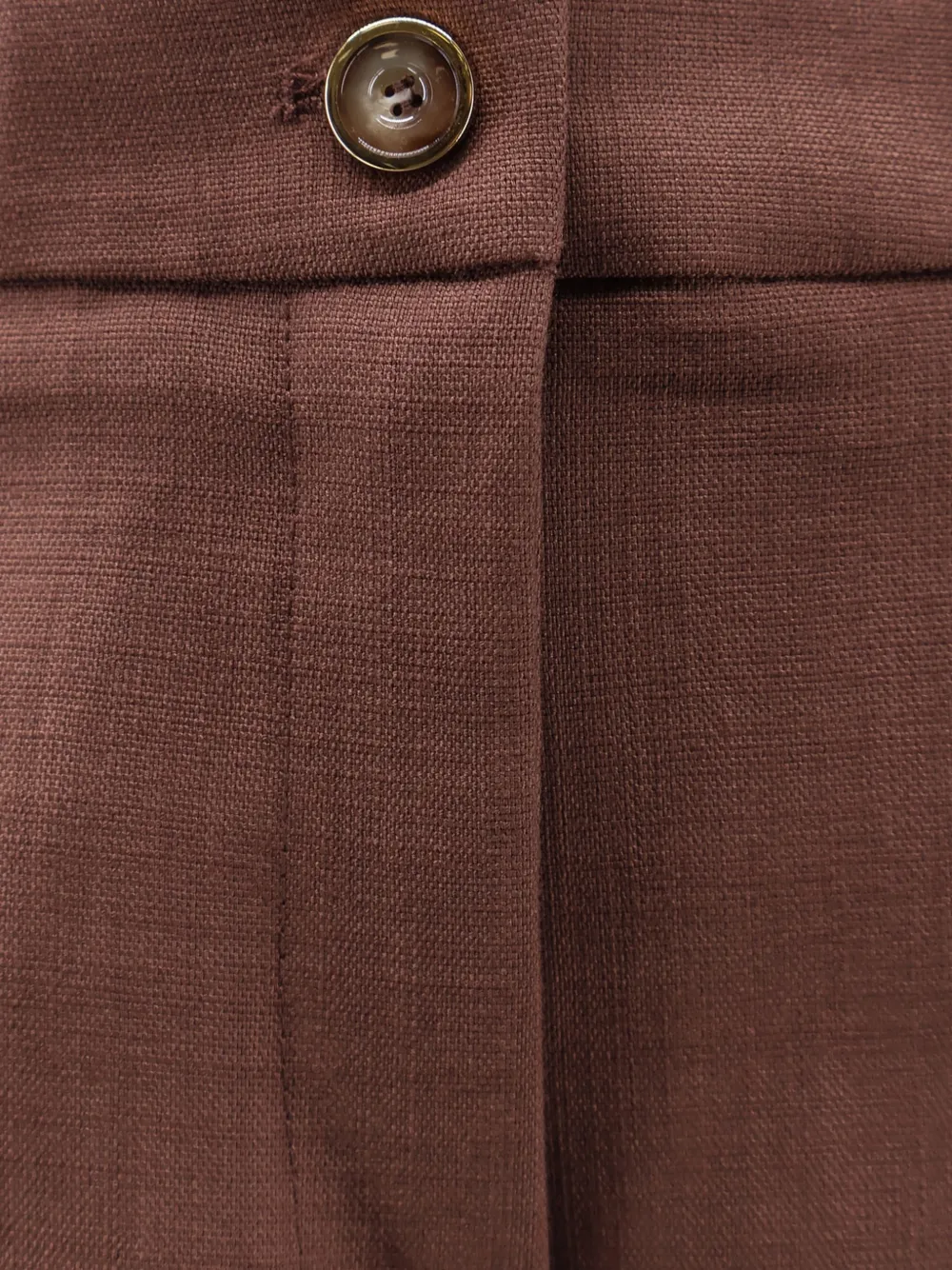 PINKO Broek met knopen Bruin