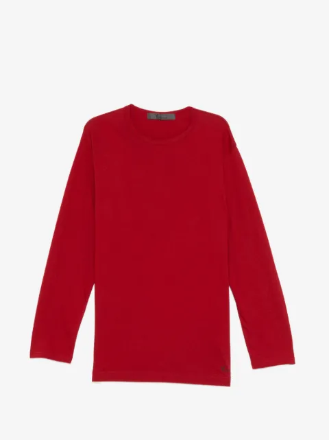 Y's LOGO PRINT LONG SLEEVE T-SHIRT