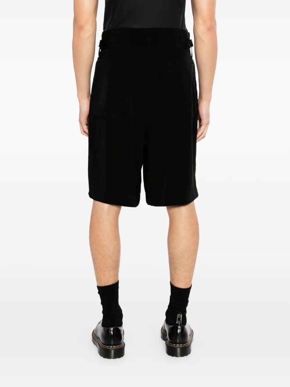Y's Shorts met ceintuur Zwart