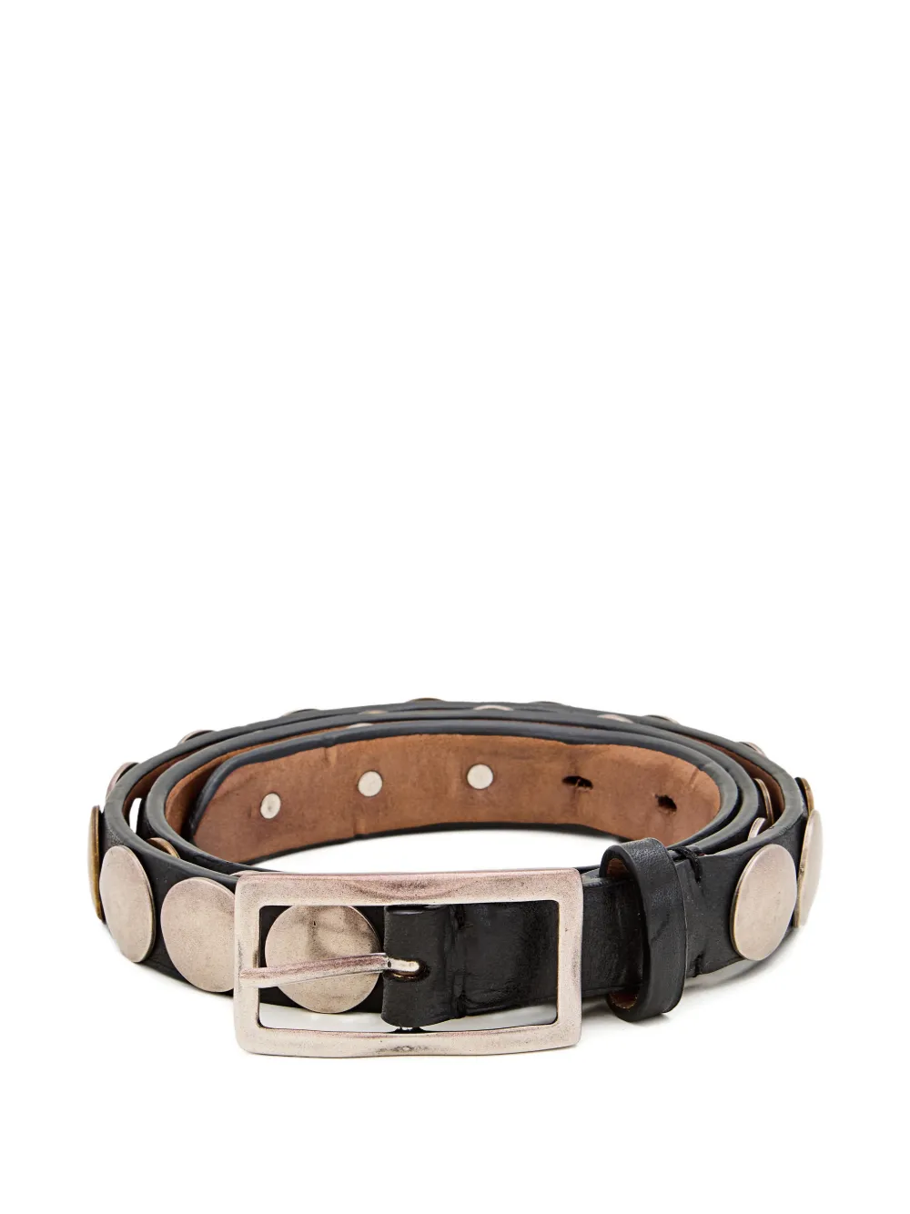 Reptile's House studded-embellishments buckle belt - Nero