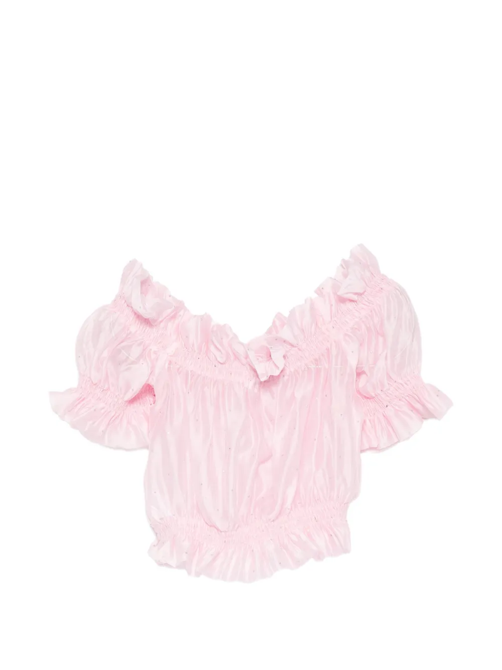  Miss Grant Kids Ruffled Top - Pink 