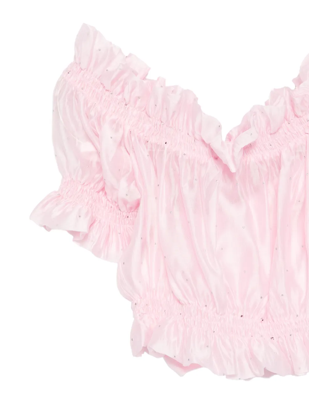  Miss Grant Kids Ruffled Top - Pink 