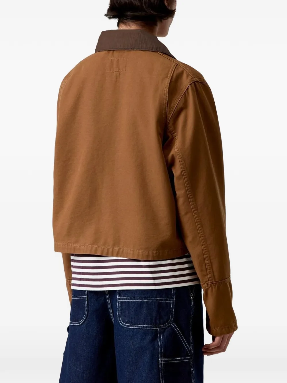 Carhartt WIP Cropped jack met zakken Bruin