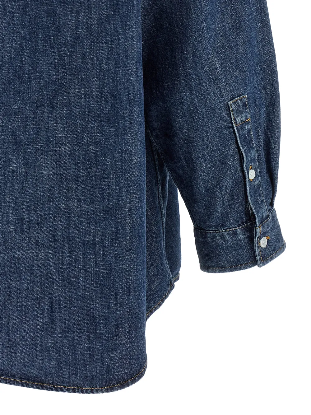 Valentino Garavani Blouse met V-gouden zak Blauw