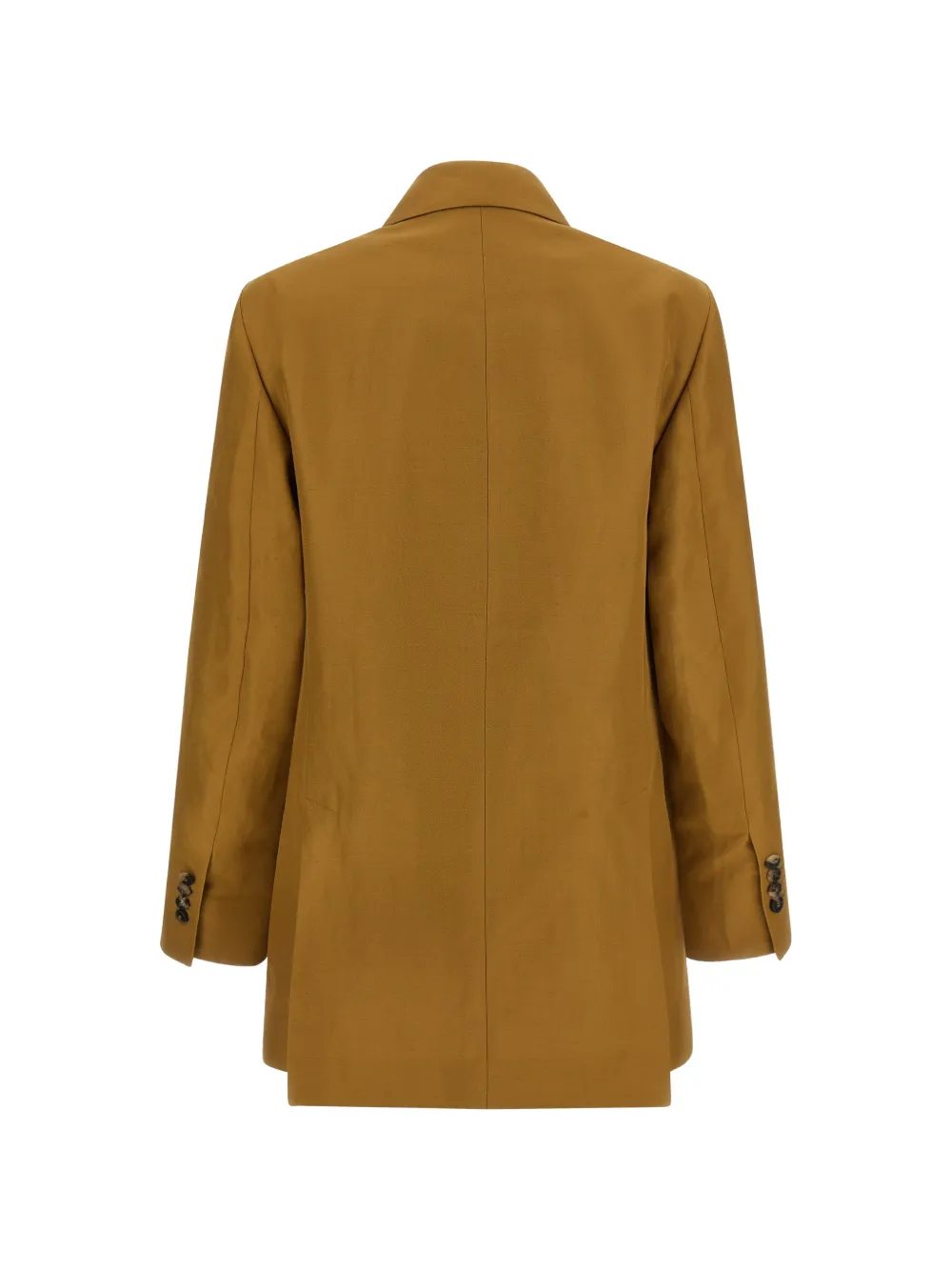  Alberto Biani Double-breasted Peak Lapels Blazer - Brown 