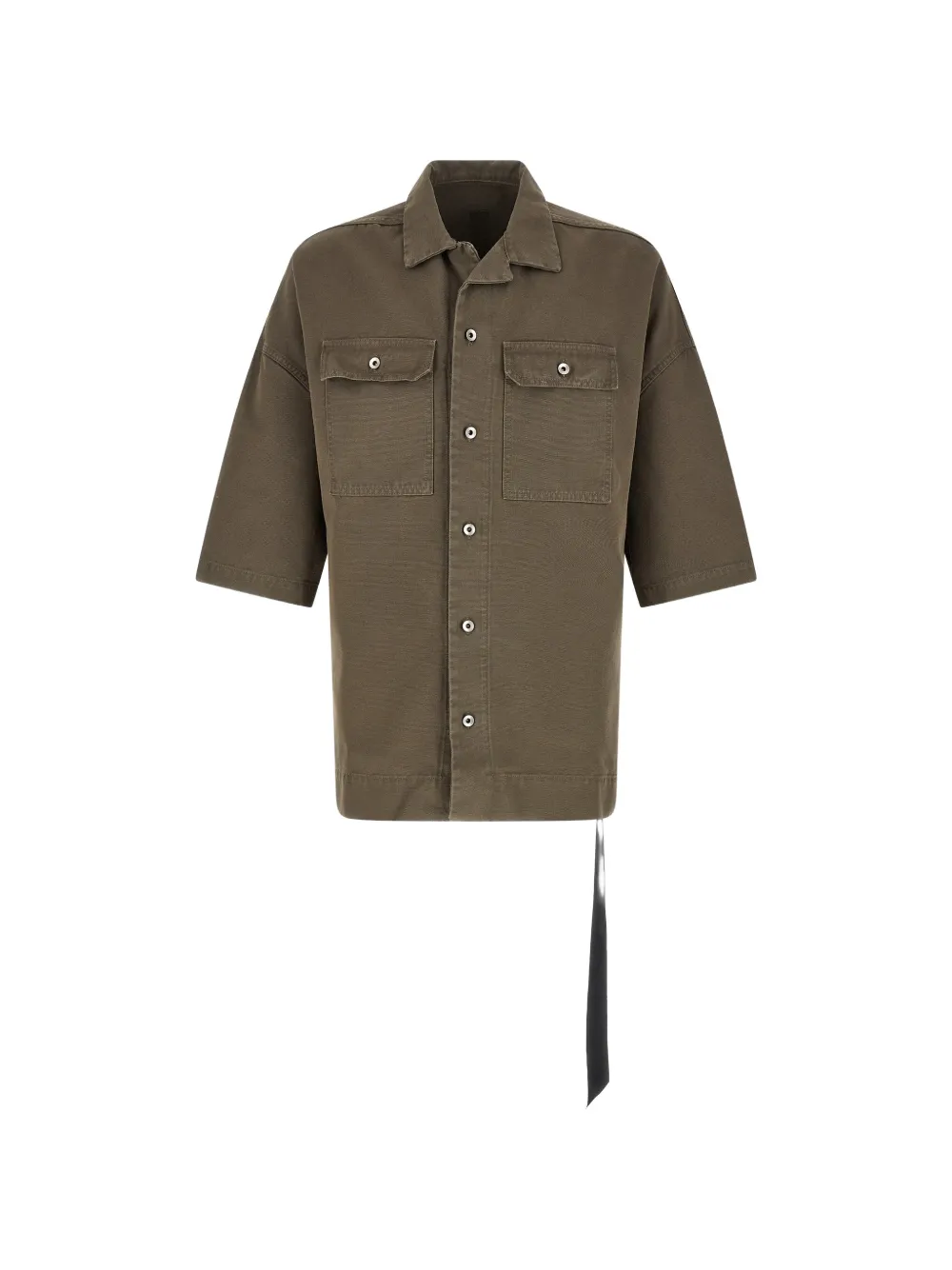 Rick Owens DRKSHDW Magnum Tommy front button pockets shirt - Grey