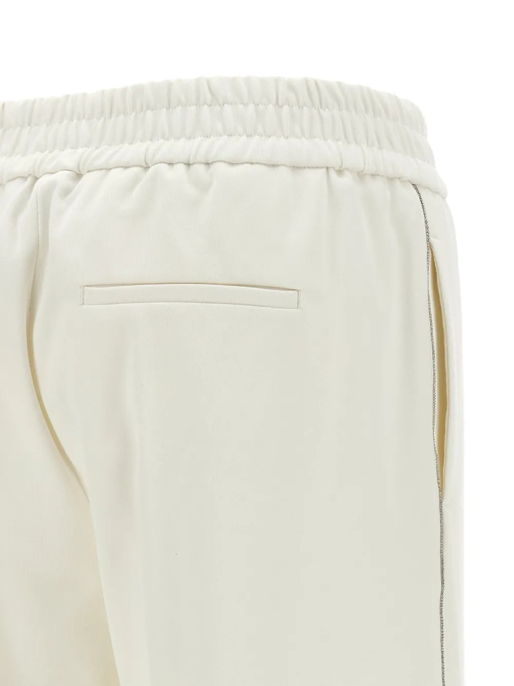 Peserico Punto Luce broek met wijde pijpen Beige