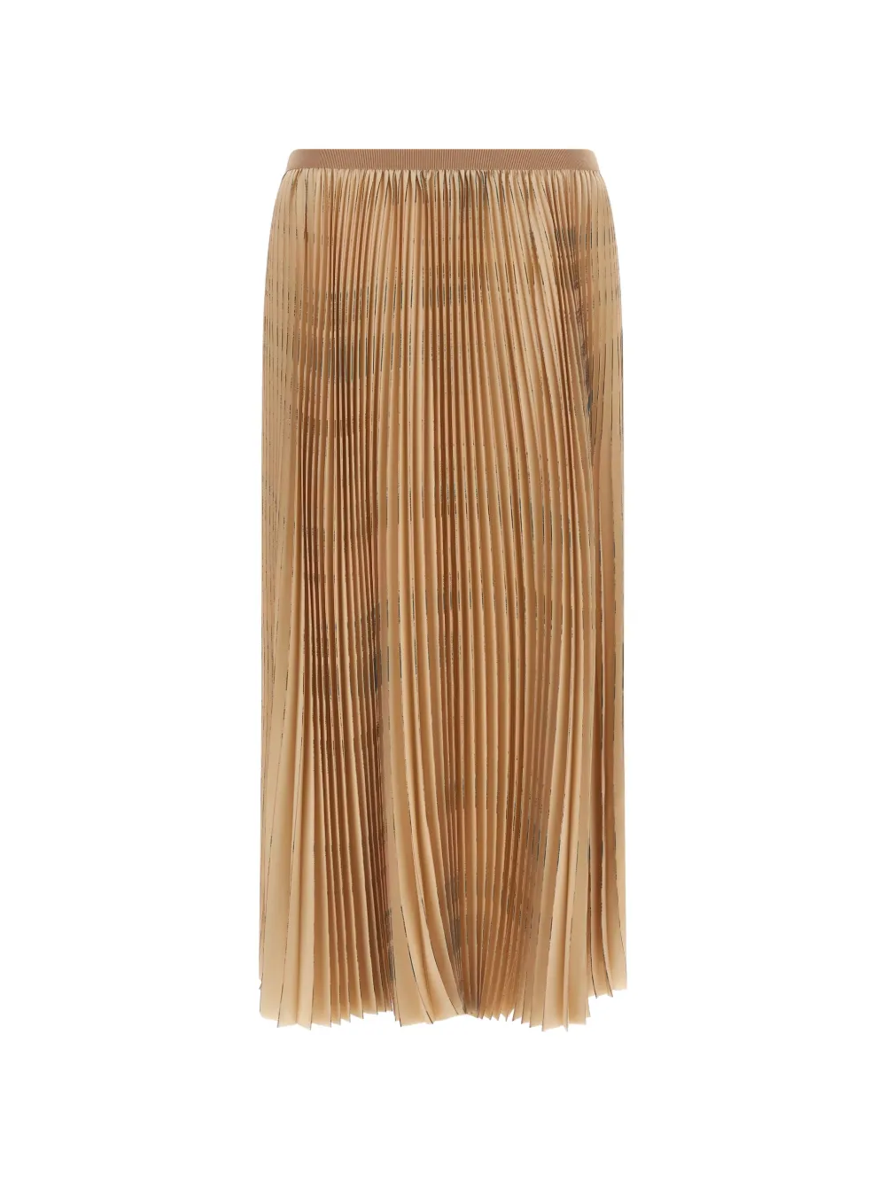 Fabiana Filippi pleated print skirt - Toni neutri