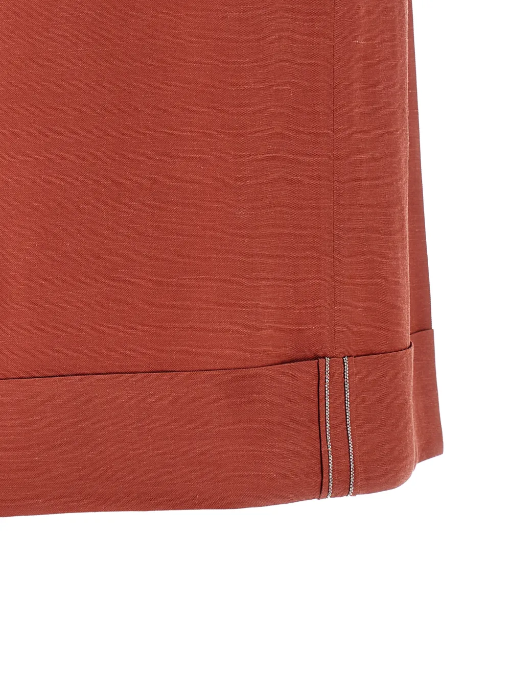 Pleat Turn-Up Shorts