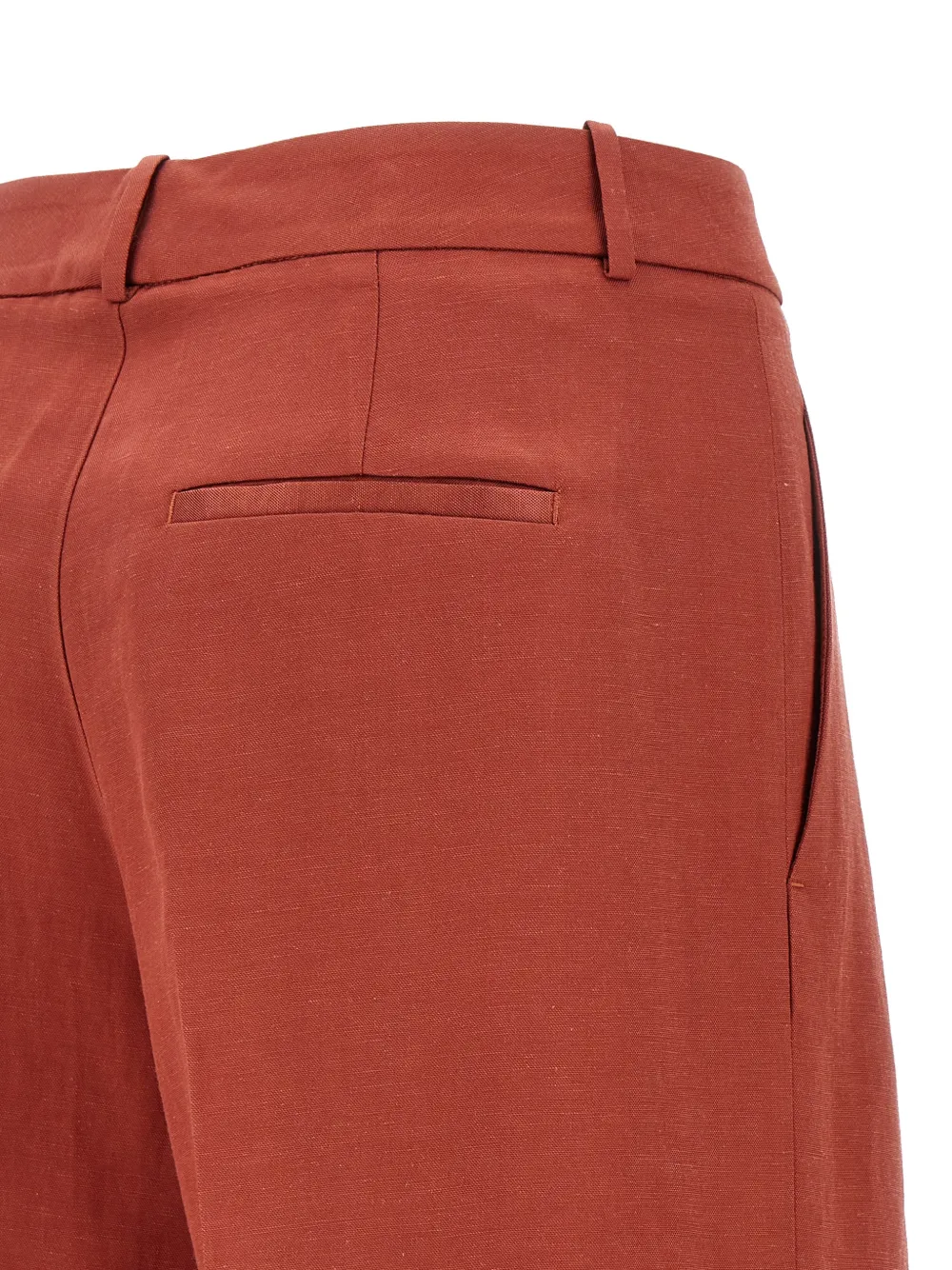 Pleat Turn-Up Shorts