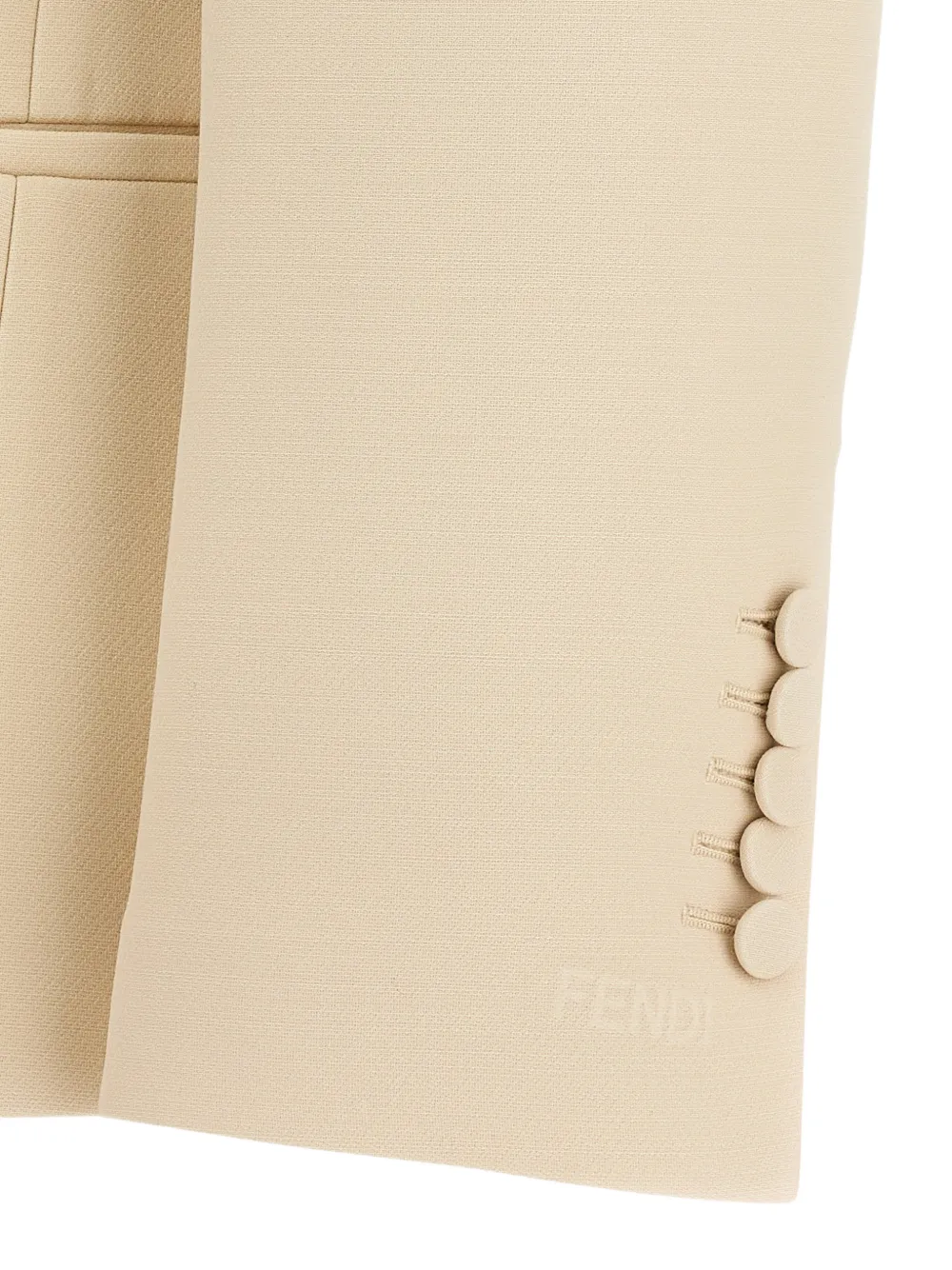 FENDI Blazer met dubbele rij knopen Beige