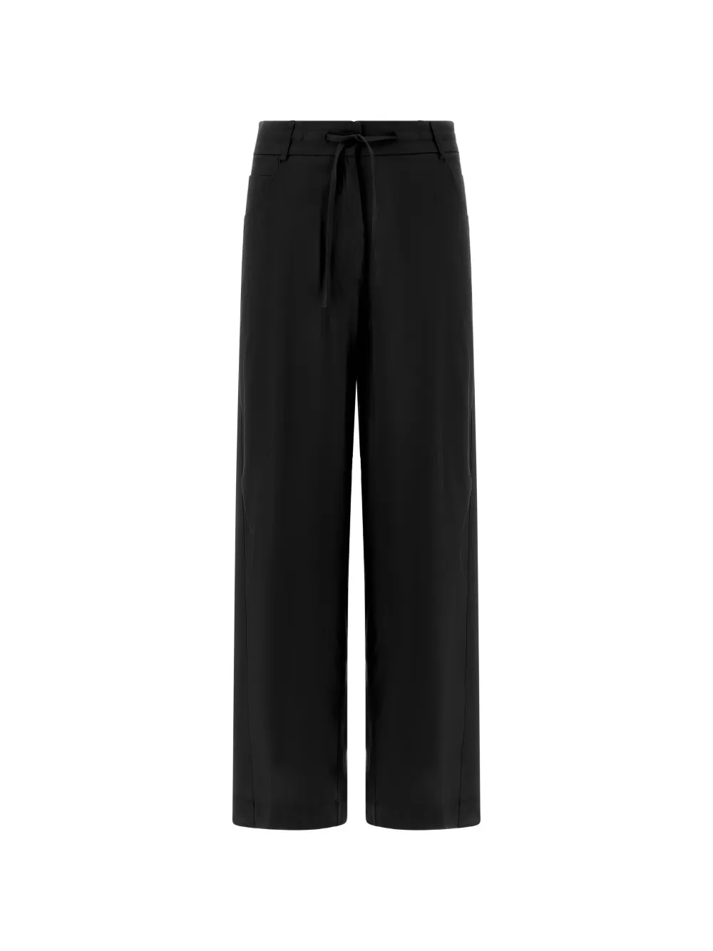 Nude drawstring trousers - Nero