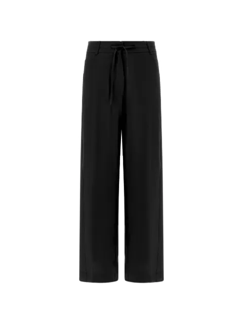 Nude drawstring trousers