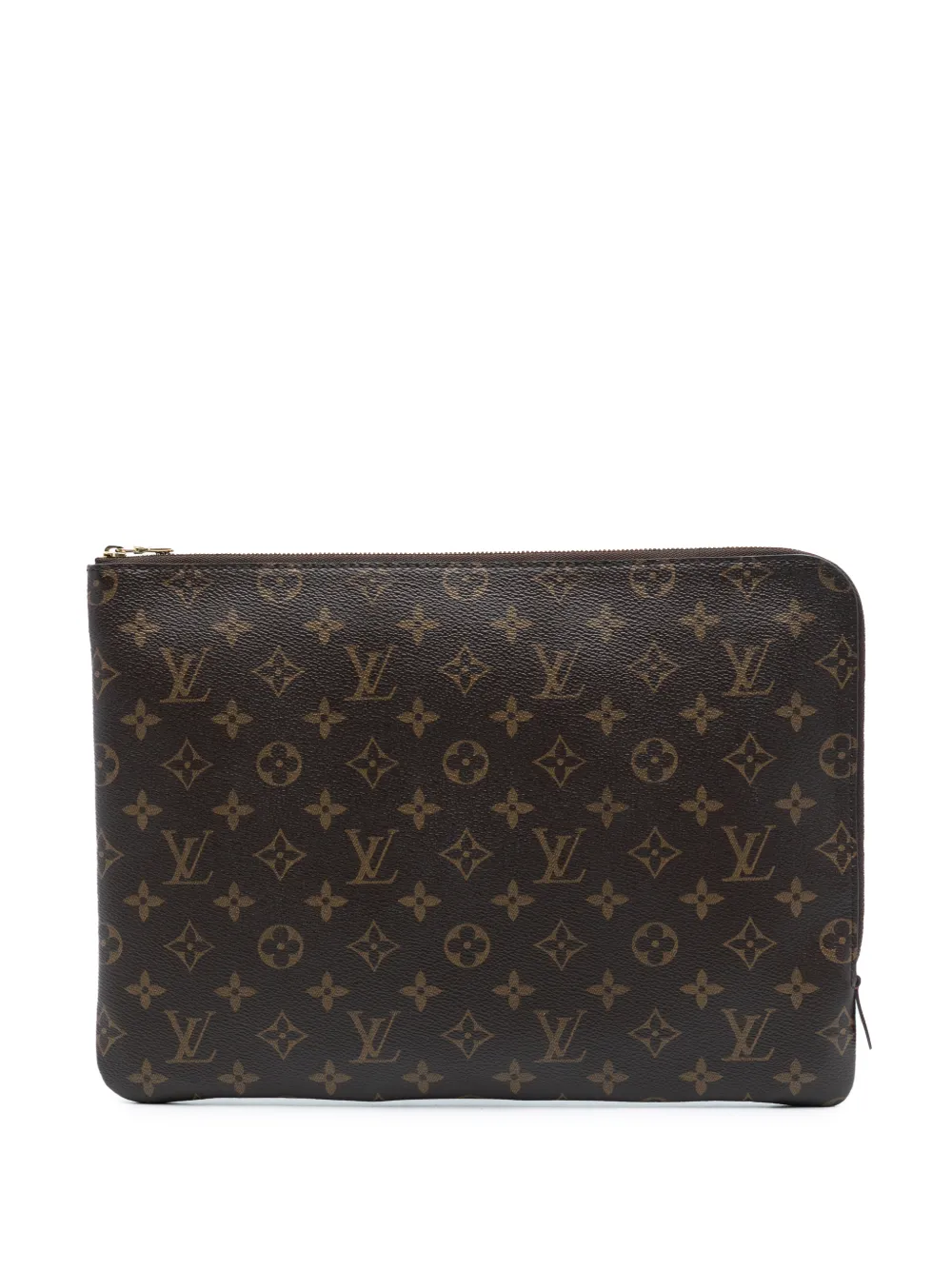 Louis Vuitton Pre-Owned 2017 Monogram Etui Voyage MM clutch bag - Braun